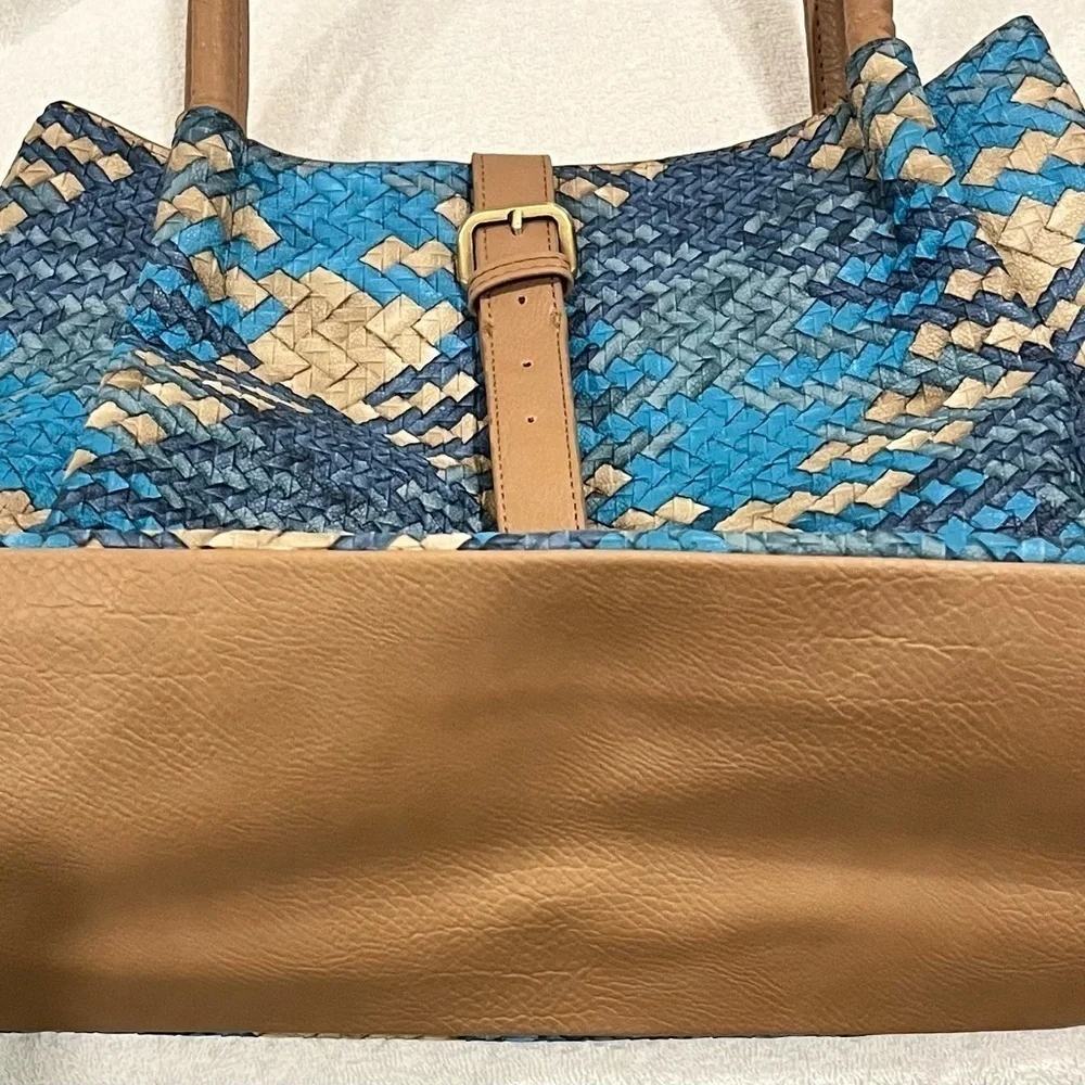 Beautiful women’s handbag blue bohemian
